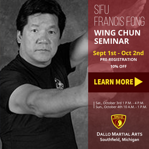 Sifu Fong Wing Chun Southfield, MI Seminar Registration